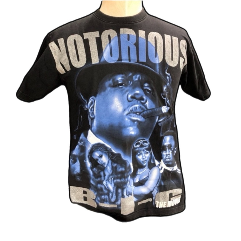 VTG RARE Biggy Smalls Tupac Shakur Cotton t shirt Phat Dog